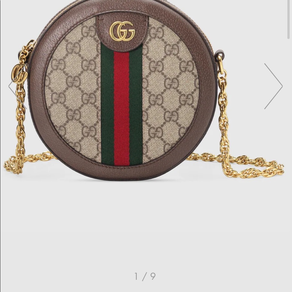 Ophidia mini GG round shoulder bag